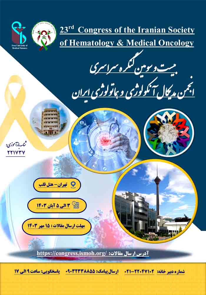 23rd Congress Of The Iranian Society Of Hematology & Medical Oncology